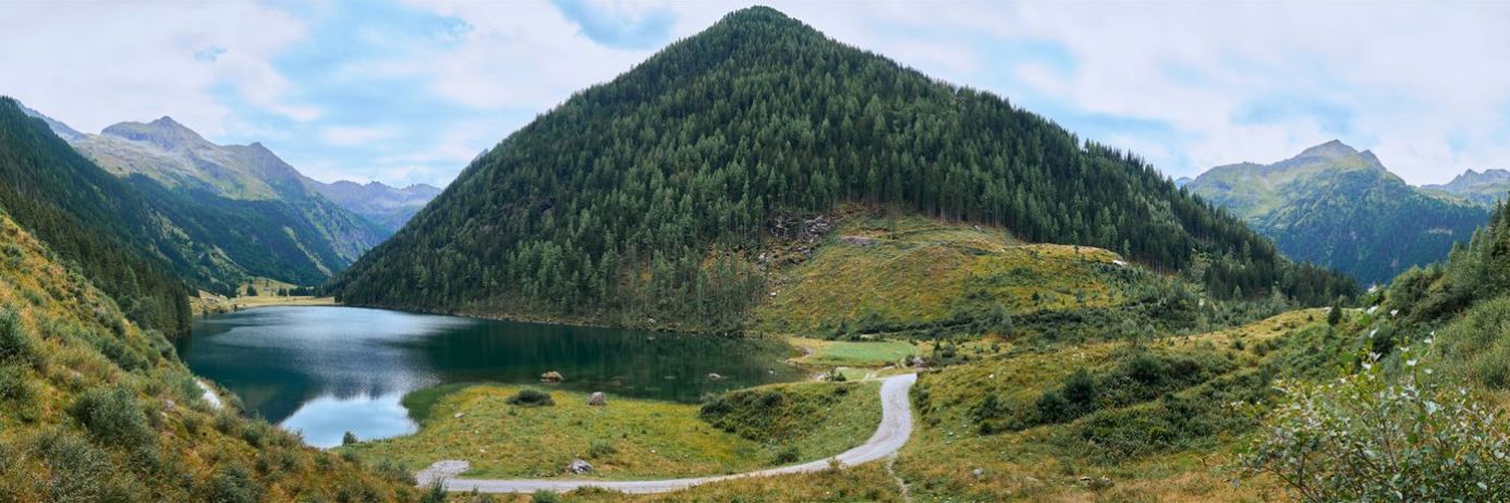 Panoramabild des Riesachsees